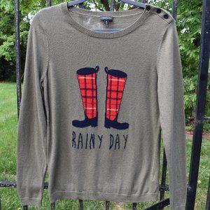 "Rainy Day" Olive Talbots Sweater